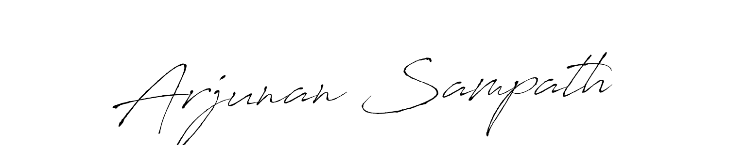 Also we have Arjunan Sampath name is the best signature style. Create professional handwritten signature collection using Antro_Vectra autograph style. Arjunan Sampath signature style 6 images and pictures png