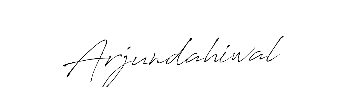 Design your own signature with our free online signature maker. With this signature software, you can create a handwritten (Antro_Vectra) signature for name Arjundahiwal. Arjundahiwal signature style 6 images and pictures png