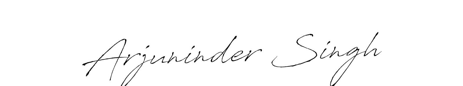 Also You can easily find your signature by using the search form. We will create Arjuninder Singh name handwritten signature images for you free of cost using Antro_Vectra sign style. Arjuninder Singh signature style 6 images and pictures png
