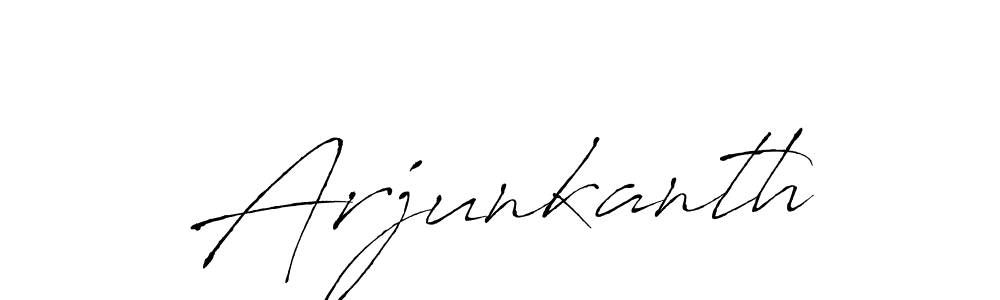 Create a beautiful signature design for name Arjunkanth. With this signature (Antro_Vectra) fonts, you can make a handwritten signature for free. Arjunkanth signature style 6 images and pictures png