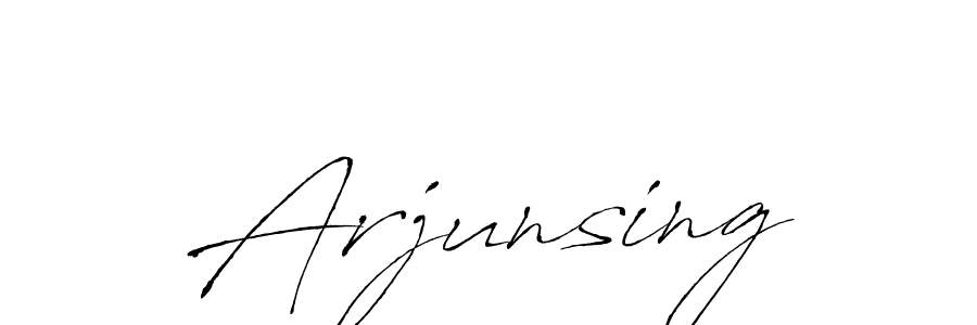 The best way (Antro_Vectra) to make a short signature is to pick only two or three words in your name. The name Arjunsing include a total of six letters. For converting this name. Arjunsing signature style 6 images and pictures png