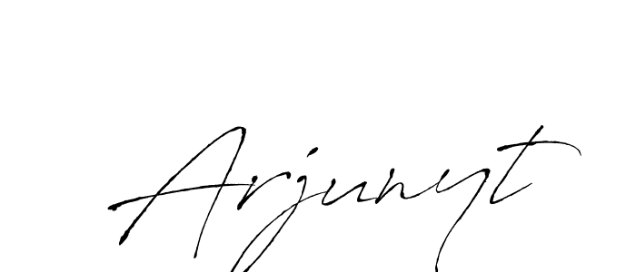 How to make Arjunyt signature? Antro_Vectra is a professional autograph style. Create handwritten signature for Arjunyt name. Arjunyt signature style 6 images and pictures png