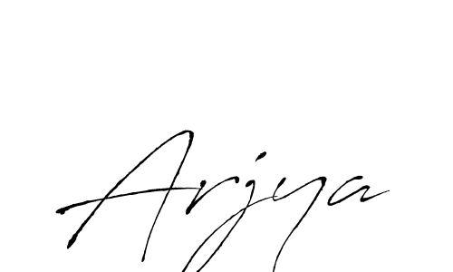 How to make Arjya signature? Antro_Vectra is a professional autograph style. Create handwritten signature for Arjya name. Arjya signature style 6 images and pictures png