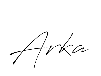 Arka stylish signature style. Best Handwritten Sign (Antro_Vectra) for my name. Handwritten Signature Collection Ideas for my name Arka. Arka signature style 6 images and pictures png