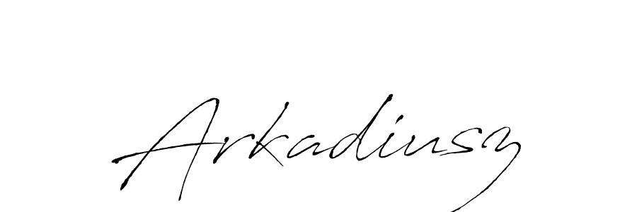 Design your own signature with our free online signature maker. With this signature software, you can create a handwritten (Antro_Vectra) signature for name Arkadiusz. Arkadiusz signature style 6 images and pictures png