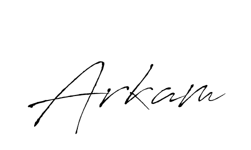 Make a beautiful signature design for name Arkam. Use this online signature maker to create a handwritten signature for free. Arkam signature style 6 images and pictures png