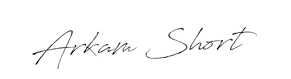 Make a beautiful signature design for name Arkam Short. Use this online signature maker to create a handwritten signature for free. Arkam Short signature style 6 images and pictures png