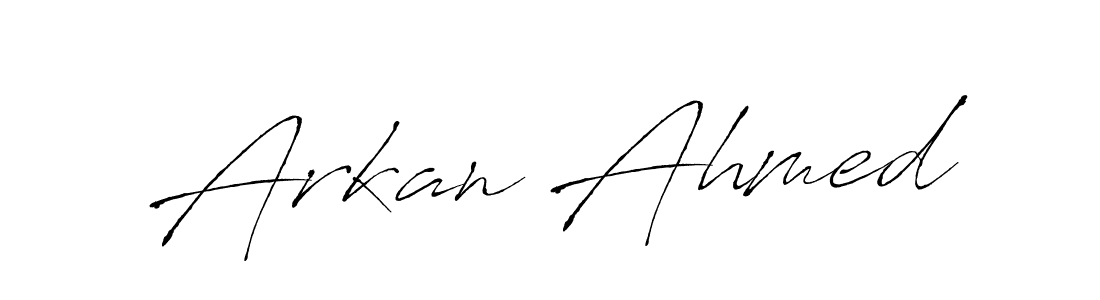 How to make Arkan Ahmed signature? Antro_Vectra is a professional autograph style. Create handwritten signature for Arkan Ahmed name. Arkan Ahmed signature style 6 images and pictures png