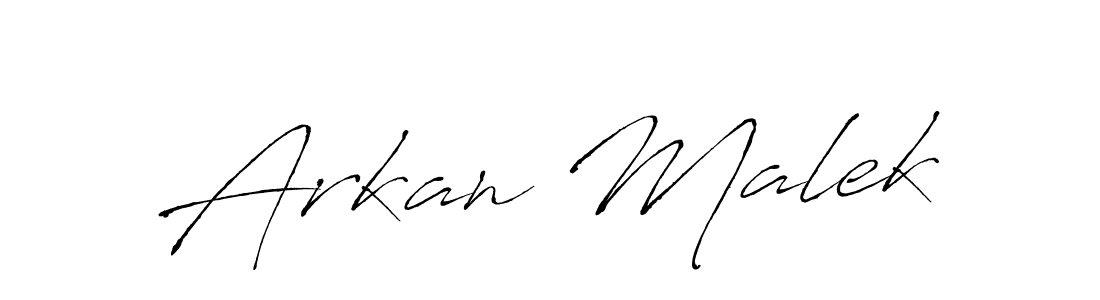 Also we have Arkan Malek name is the best signature style. Create professional handwritten signature collection using Antro_Vectra autograph style. Arkan Malek signature style 6 images and pictures png