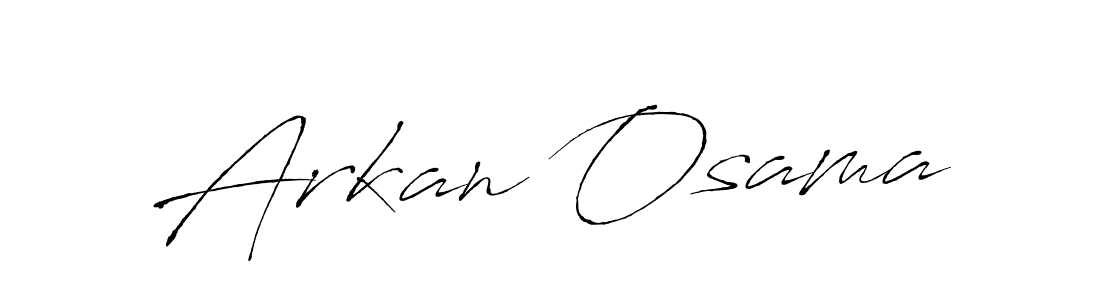 Make a beautiful signature design for name Arkan Osama. Use this online signature maker to create a handwritten signature for free. Arkan Osama signature style 6 images and pictures png