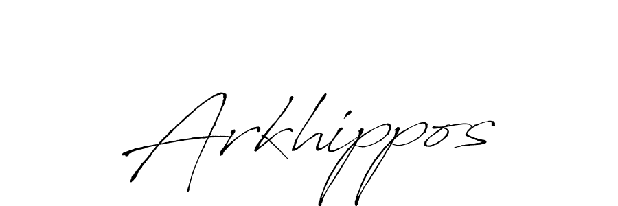 Design your own signature with our free online signature maker. With this signature software, you can create a handwritten (Antro_Vectra) signature for name Arkhippos. Arkhippos signature style 6 images and pictures png