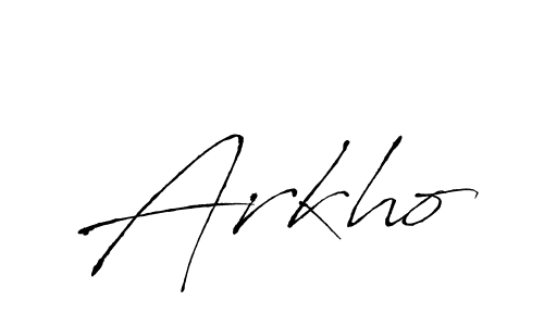 Make a beautiful signature design for name Arkho. With this signature (Antro_Vectra) style, you can create a handwritten signature for free. Arkho signature style 6 images and pictures png