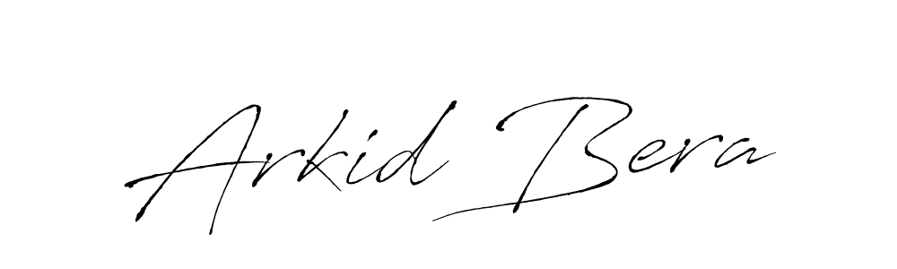 Also we have Arkid Bera name is the best signature style. Create professional handwritten signature collection using Antro_Vectra autograph style. Arkid Bera signature style 6 images and pictures png