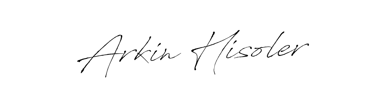 Make a beautiful signature design for name Arkin Hisoler. Use this online signature maker to create a handwritten signature for free. Arkin Hisoler signature style 6 images and pictures png