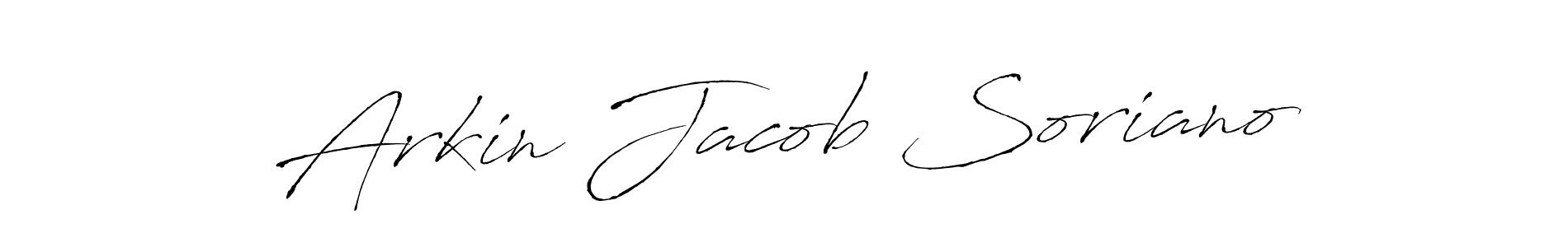 Similarly Antro_Vectra is the best handwritten signature design. Signature creator online .You can use it as an online autograph creator for name Arkin Jacob Soriano. Arkin Jacob Soriano signature style 6 images and pictures png