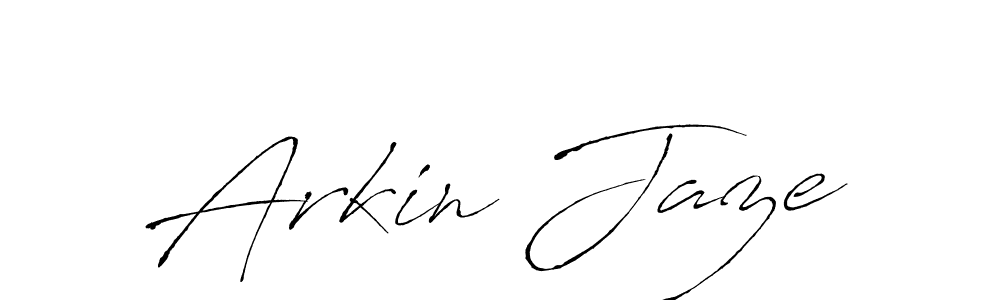 Design your own signature with our free online signature maker. With this signature software, you can create a handwritten (Antro_Vectra) signature for name Arkin Jaze. Arkin Jaze signature style 6 images and pictures png