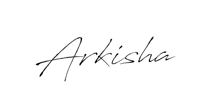 Make a beautiful signature design for name Arkisha. Use this online signature maker to create a handwritten signature for free. Arkisha signature style 6 images and pictures png