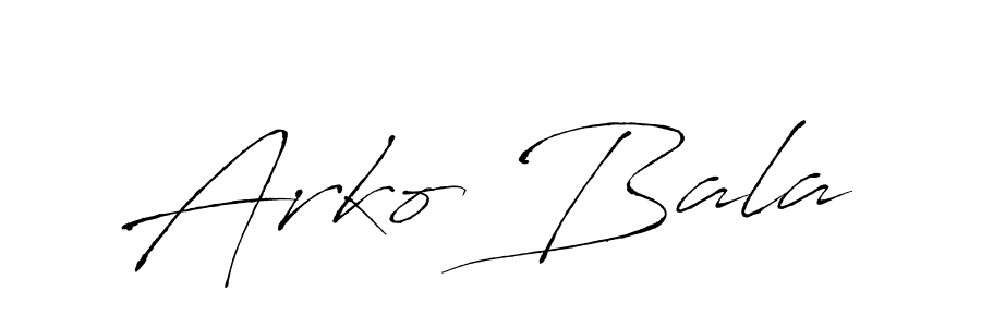How to make Arko Bala name signature. Use Antro_Vectra style for creating short signs online. This is the latest handwritten sign. Arko Bala signature style 6 images and pictures png