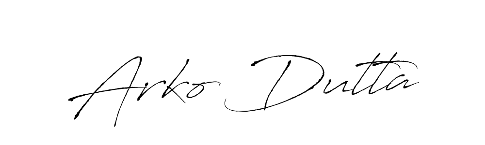 Also we have Arko Dutta name is the best signature style. Create professional handwritten signature collection using Antro_Vectra autograph style. Arko Dutta signature style 6 images and pictures png