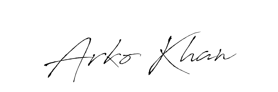 Antro_Vectra is a professional signature style that is perfect for those who want to add a touch of class to their signature. It is also a great choice for those who want to make their signature more unique. Get Arko Khan name to fancy signature for free. Arko Khan signature style 6 images and pictures png