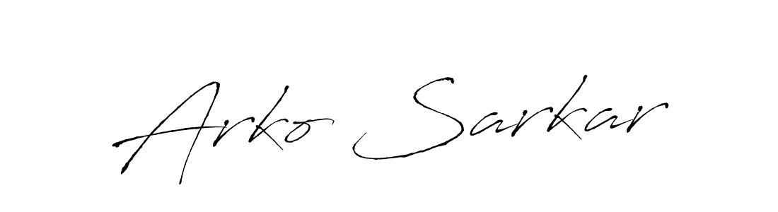 You should practise on your own different ways (Antro_Vectra) to write your name (Arko Sarkar) in signature. don't let someone else do it for you. Arko Sarkar signature style 6 images and pictures png