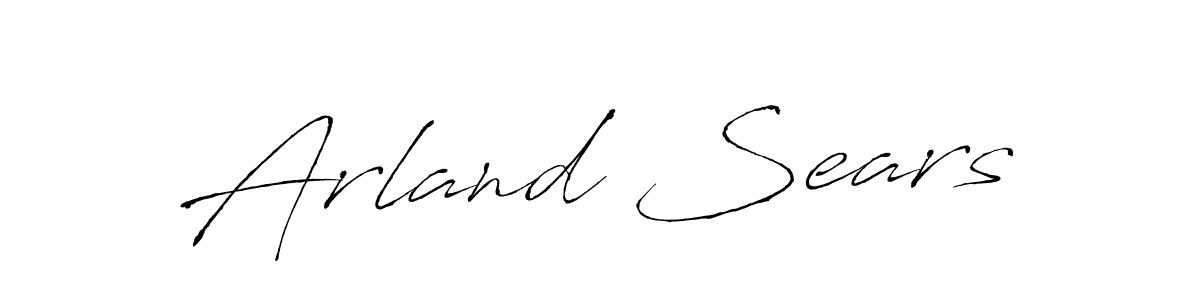 Make a short Arland Sears signature style. Manage your documents anywhere anytime using Antro_Vectra. Create and add eSignatures, submit forms, share and send files easily. Arland Sears signature style 6 images and pictures png