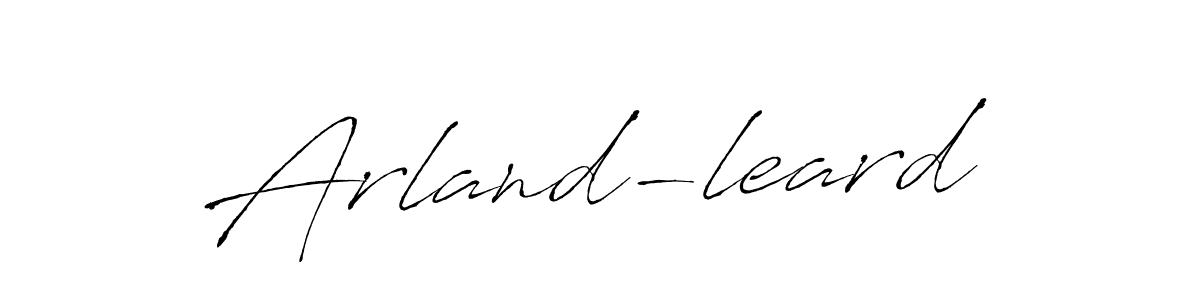 Use a signature maker to create a handwritten signature online. With this signature software, you can design (Antro_Vectra) your own signature for name Arland-leard. Arland-leard signature style 6 images and pictures png
