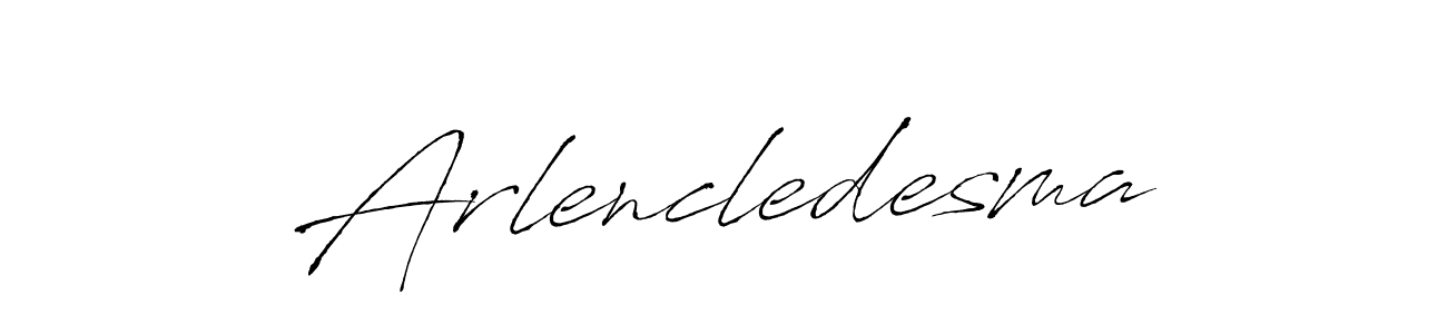Also we have Arlencledesma name is the best signature style. Create professional handwritten signature collection using Antro_Vectra autograph style. Arlencledesma signature style 6 images and pictures png