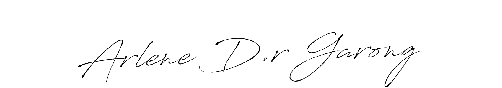 Make a beautiful signature design for name Arlene D.r Garong. With this signature (Antro_Vectra) style, you can create a handwritten signature for free. Arlene D.r Garong signature style 6 images and pictures png