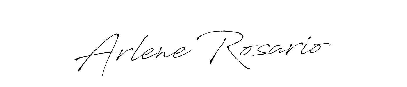 Make a beautiful signature design for name Arlene Rosario. With this signature (Antro_Vectra) style, you can create a handwritten signature for free. Arlene Rosario signature style 6 images and pictures png