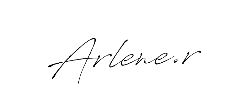 Create a beautiful signature design for name Arlene.r. With this signature (Antro_Vectra) fonts, you can make a handwritten signature for free. Arlene.r signature style 6 images and pictures png