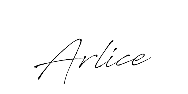 Create a beautiful signature design for name Arlice. With this signature (Antro_Vectra) fonts, you can make a handwritten signature for free. Arlice signature style 6 images and pictures png