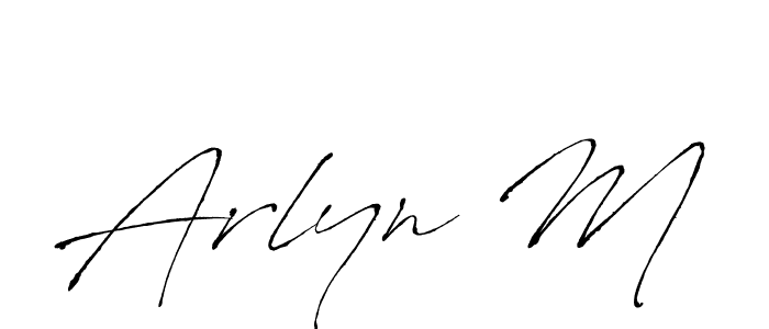 This is the best signature style for the Arlyn M name. Also you like these signature font (Antro_Vectra). Mix name signature. Arlyn M signature style 6 images and pictures png