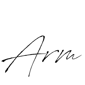 Create a beautiful signature design for name Arm. With this signature (Antro_Vectra) fonts, you can make a handwritten signature for free. Arm signature style 6 images and pictures png