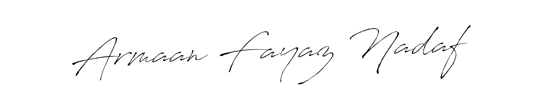 This is the best signature style for the Armaan Fayaz Nadaf name. Also you like these signature font (Antro_Vectra). Mix name signature. Armaan Fayaz Nadaf signature style 6 images and pictures png