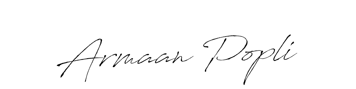 How to make Armaan Popli signature? Antro_Vectra is a professional autograph style. Create handwritten signature for Armaan Popli name. Armaan Popli signature style 6 images and pictures png