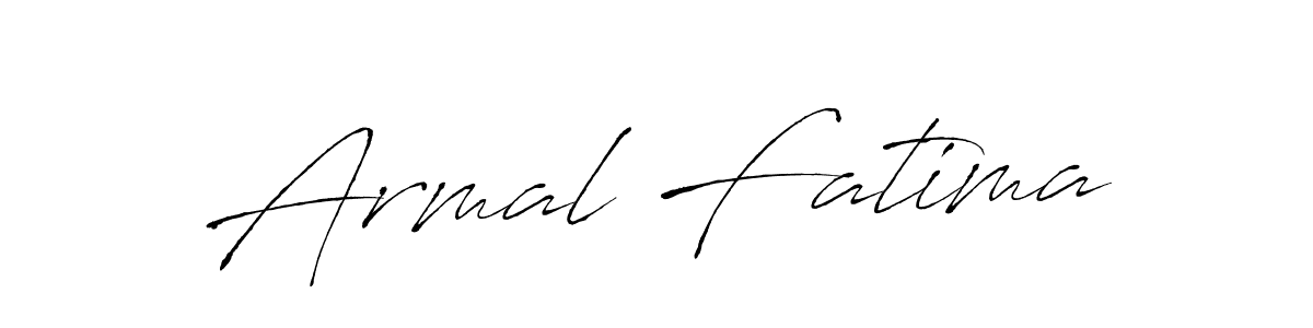 Armal Fatima stylish signature style. Best Handwritten Sign (Antro_Vectra) for my name. Handwritten Signature Collection Ideas for my name Armal Fatima. Armal Fatima signature style 6 images and pictures png