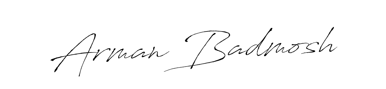 if you are searching for the best signature style for your name Arman Badmosh. so please give up your signature search. here we have designed multiple signature styles  using Antro_Vectra. Arman Badmosh signature style 6 images and pictures png