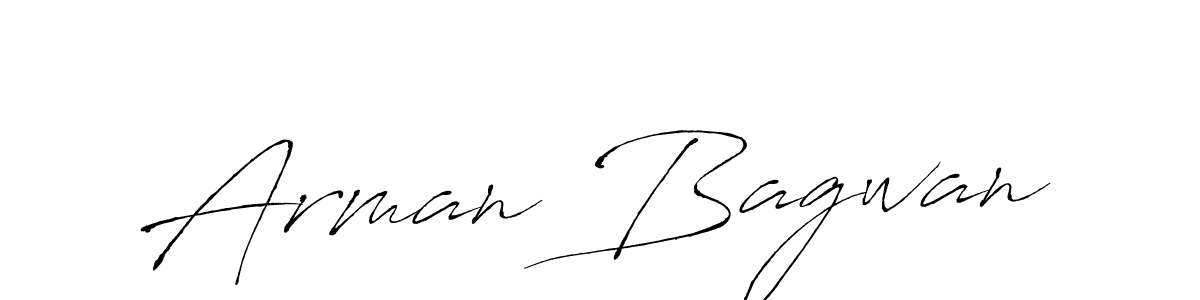 Make a beautiful signature design for name Arman Bagwan. Use this online signature maker to create a handwritten signature for free. Arman Bagwan signature style 6 images and pictures png