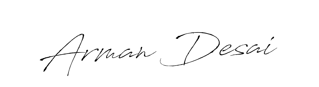 You can use this online signature creator to create a handwritten signature for the name Arman Desai. This is the best online autograph maker. Arman Desai signature style 6 images and pictures png