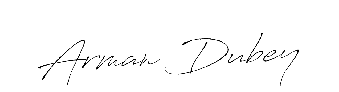 How to make Arman Dubey signature? Antro_Vectra is a professional autograph style. Create handwritten signature for Arman Dubey name. Arman Dubey signature style 6 images and pictures png