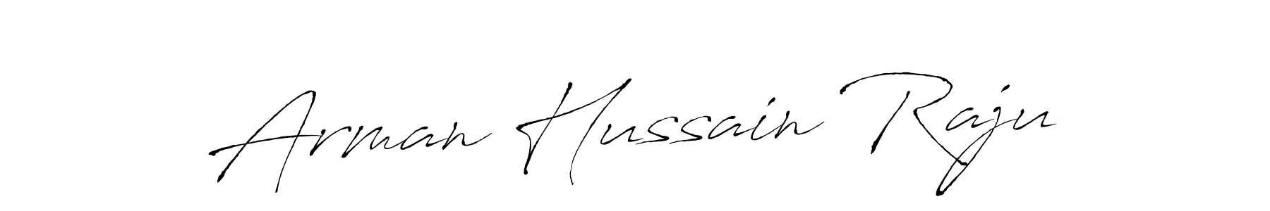 if you are searching for the best signature style for your name Arman Hussain Raju. so please give up your signature search. here we have designed multiple signature styles  using Antro_Vectra. Arman Hussain Raju signature style 6 images and pictures png