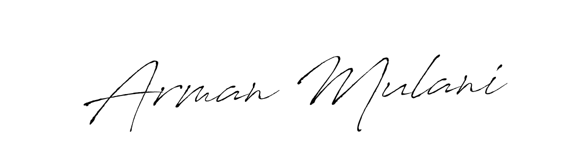 It looks lik you need a new signature style for name Arman Mulani. Design unique handwritten (Antro_Vectra) signature with our free signature maker in just a few clicks. Arman Mulani signature style 6 images and pictures png