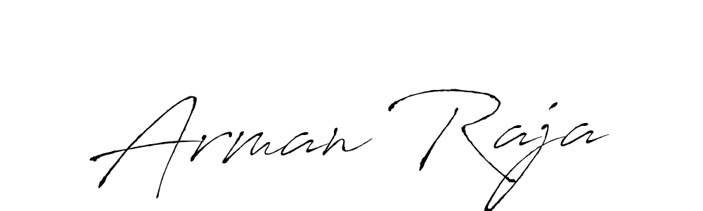 Also we have Arman Raja name is the best signature style. Create professional handwritten signature collection using Antro_Vectra autograph style. Arman Raja signature style 6 images and pictures png