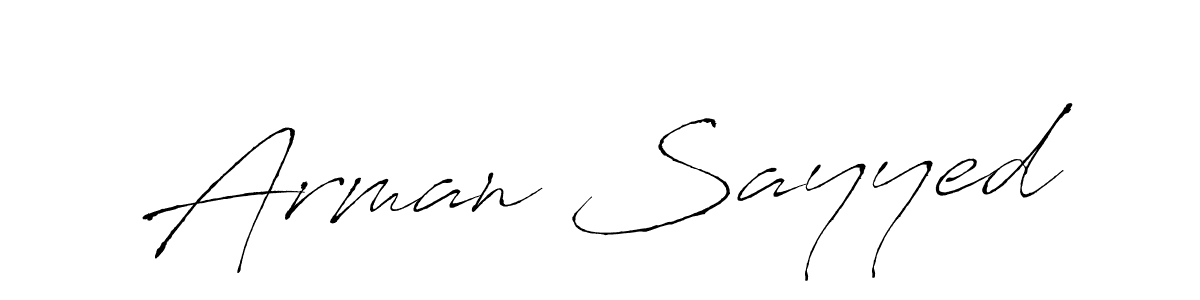 This is the best signature style for the Arman Sayyed name. Also you like these signature font (Antro_Vectra). Mix name signature. Arman Sayyed signature style 6 images and pictures png