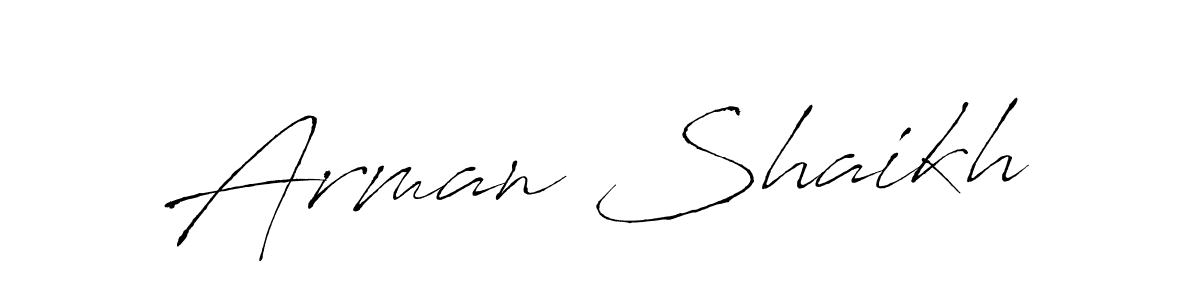 Similarly Antro_Vectra is the best handwritten signature design. Signature creator online .You can use it as an online autograph creator for name Arman Shaikh. Arman Shaikh signature style 6 images and pictures png