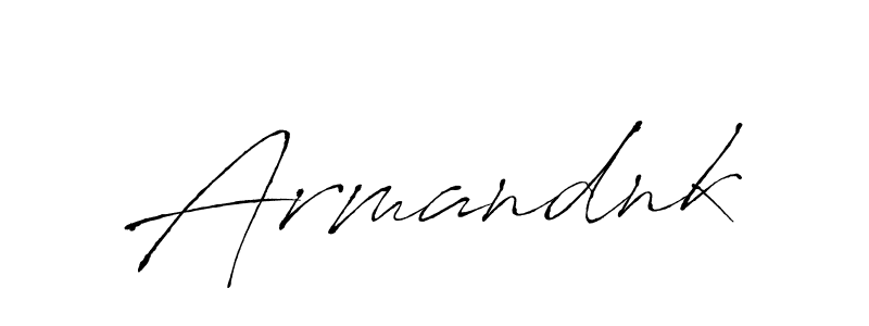 Create a beautiful signature design for name Armandnk. With this signature (Antro_Vectra) fonts, you can make a handwritten signature for free. Armandnk signature style 6 images and pictures png
