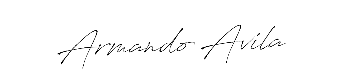 Make a beautiful signature design for name Armando Avila. With this signature (Antro_Vectra) style, you can create a handwritten signature for free. Armando Avila signature style 6 images and pictures png