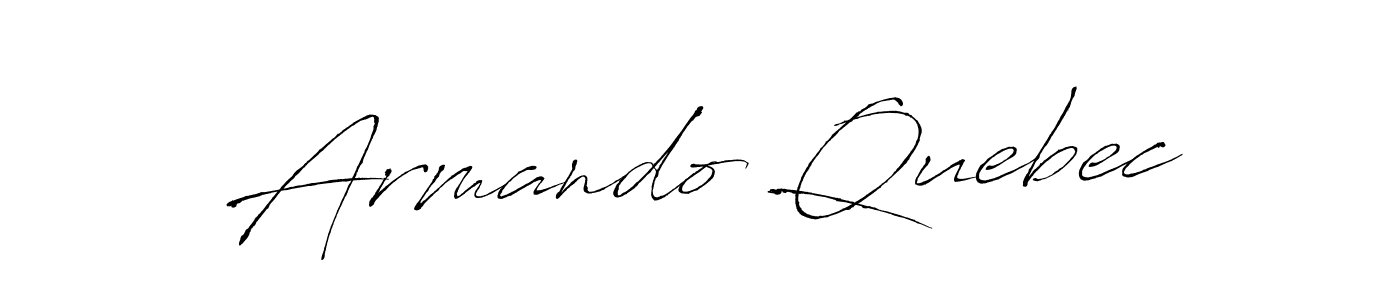 The best way (Antro_Vectra) to make a short signature is to pick only two or three words in your name. The name Armando Quebec include a total of six letters. For converting this name. Armando Quebec signature style 6 images and pictures png