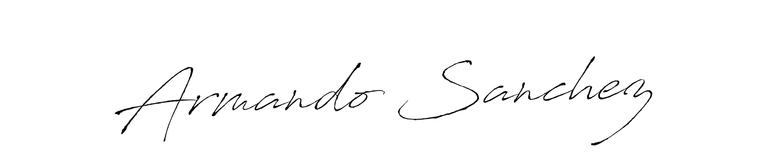 How to make Armando Sanchez signature? Antro_Vectra is a professional autograph style. Create handwritten signature for Armando Sanchez name. Armando Sanchez signature style 6 images and pictures png